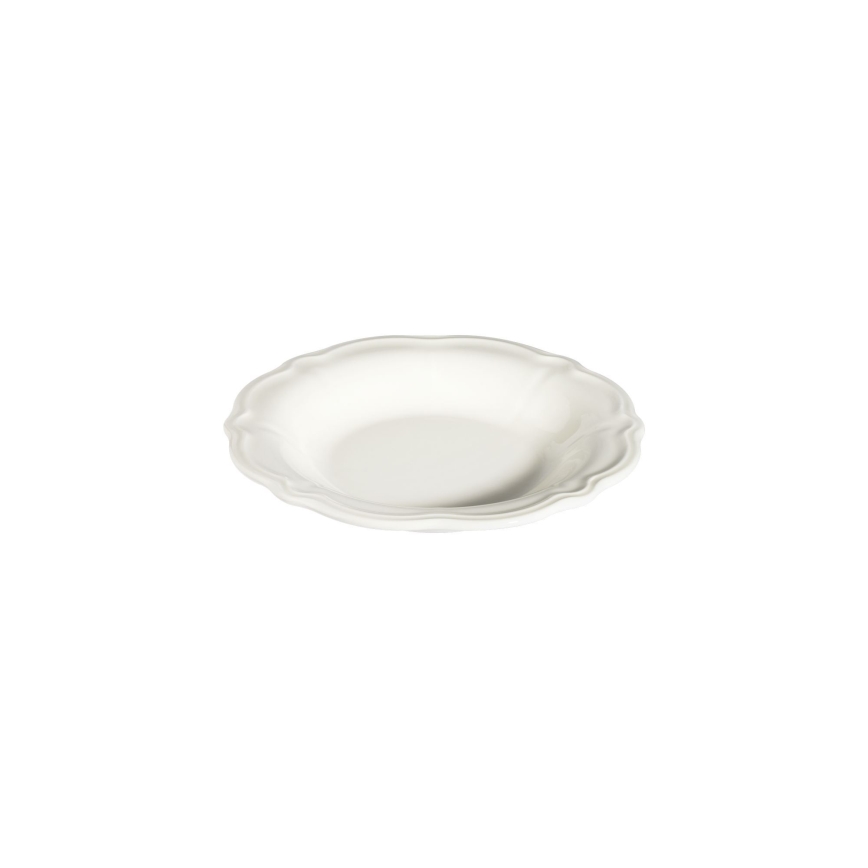 24-delt spisesæt i hvidt porcelæn