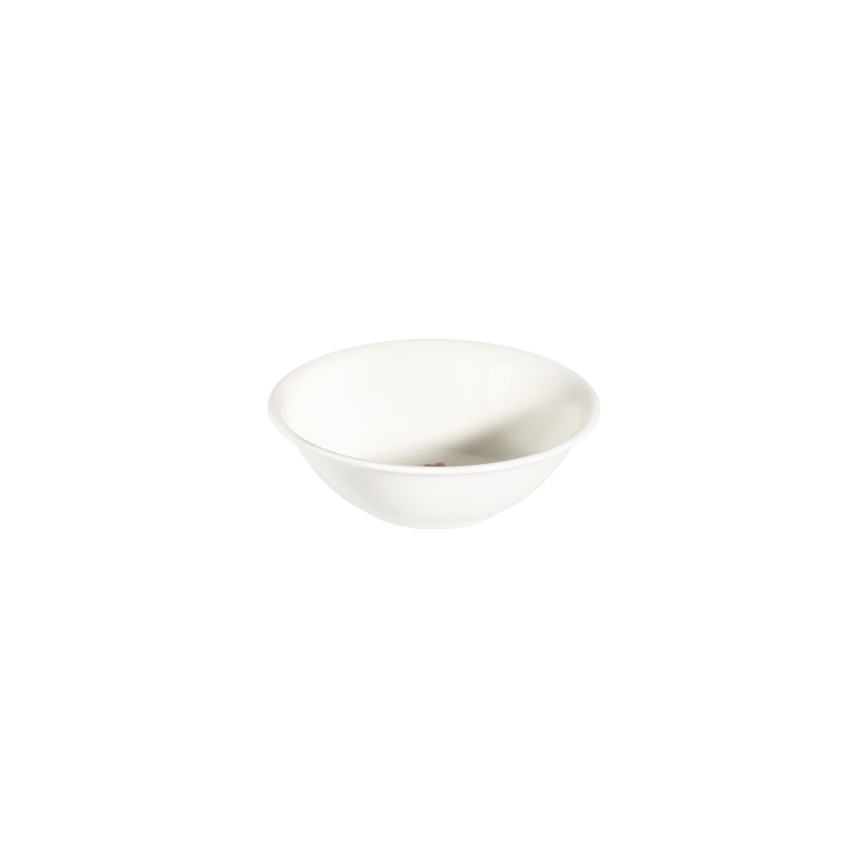 24-delt spisesæt i porcelæn, hvid/rød/grøn