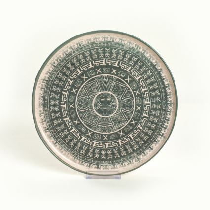 24-delt spisesæt i stentøj, beige/grøn