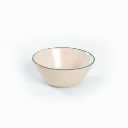 24-delt spisesæt i stentøj, beige/grøn