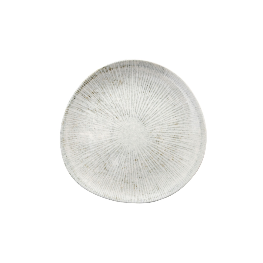 24-delt spiseæt i gråt porcelæn