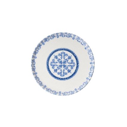 27-delers spisesæt i porcelæn, hvid/blå