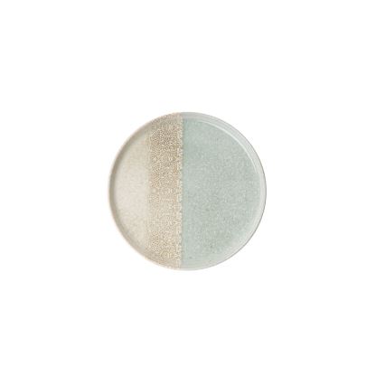 27-delt spisesæt i porcelæn, beige/grøn