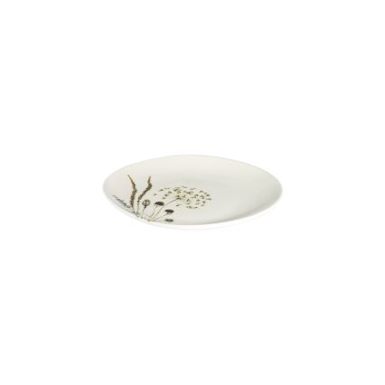27-delt spisesæt i porcelæn, hvid/brun
