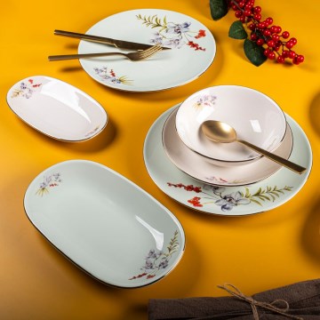 29-delers spisesæt, flerfarvet/porcelæn