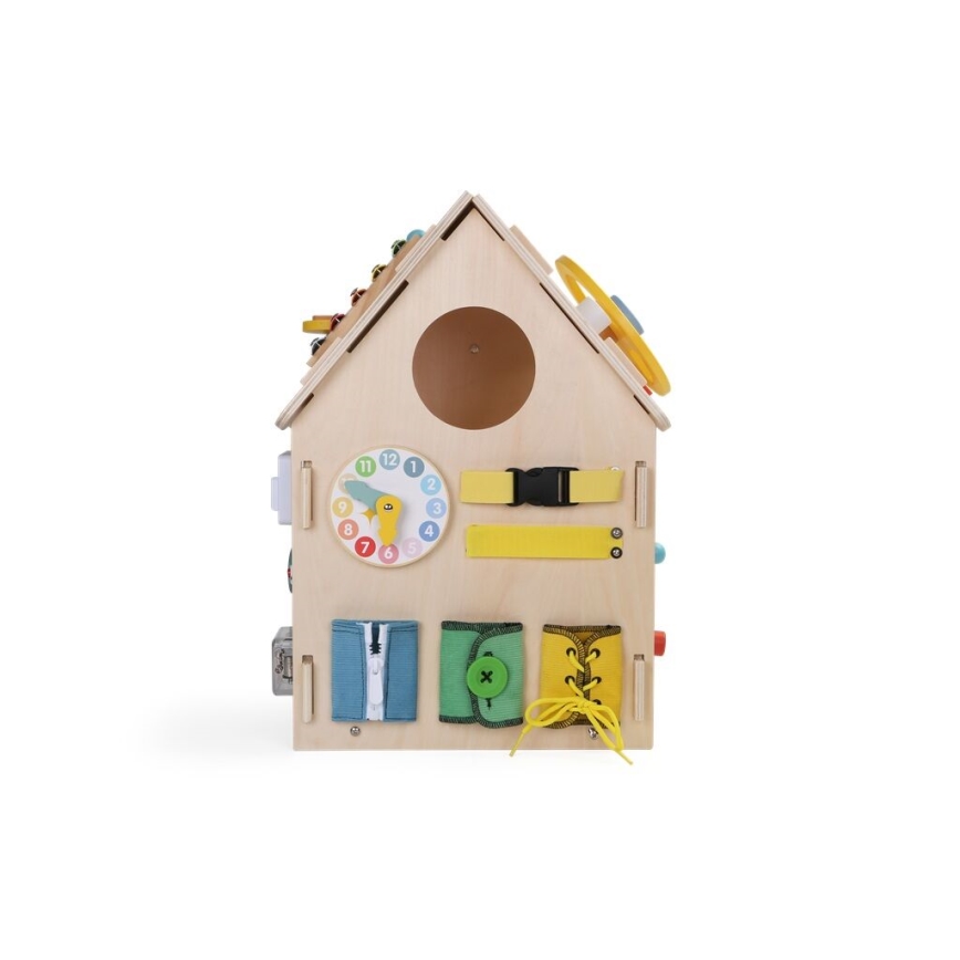 2Kids Toys - Aktivitetsbræt hus beige