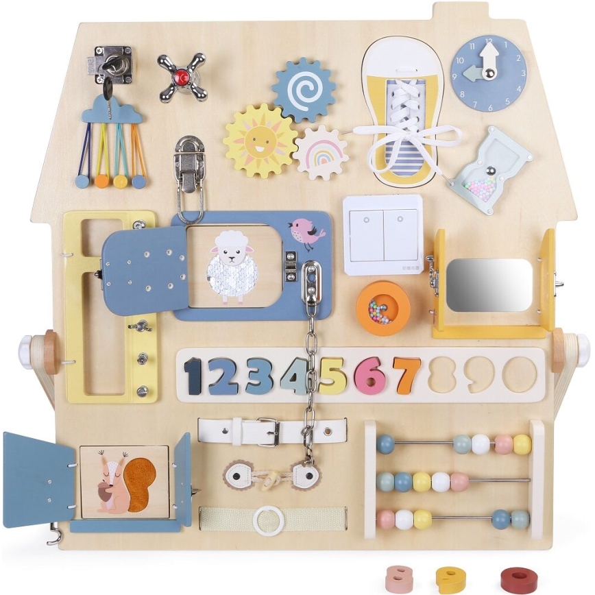 2Kids Toys - Aktivitetsplade hus