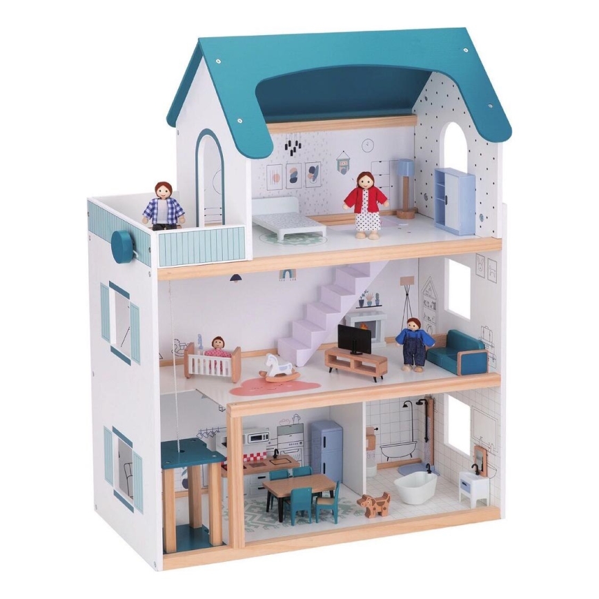 2Kids Toys - Dukkehus i træ Barbora