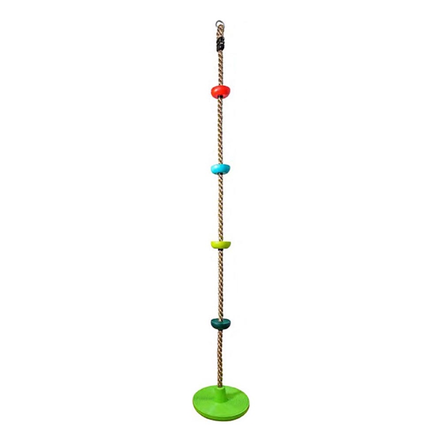 2Kids Toys - Klatrereb med skiver til børn farveblanding