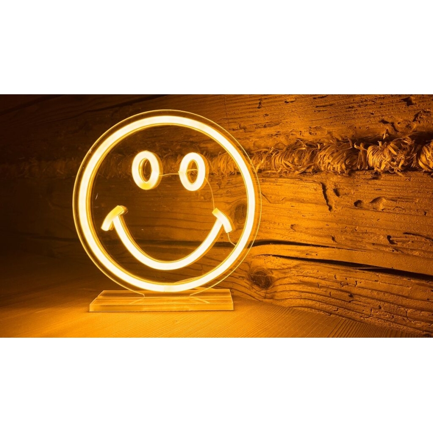 2Kids Toys - LED borddekoration neon LED/5W/USB smiley