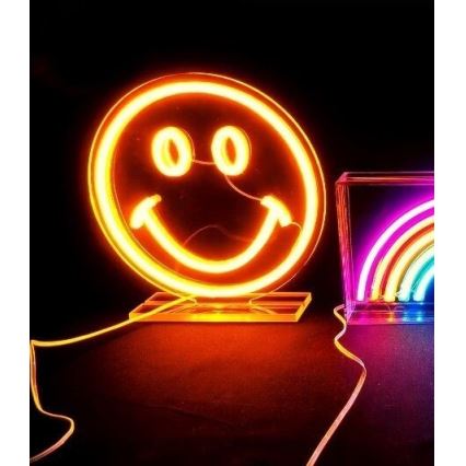 2Kids Toys - LED borddekoration neon LED/5W/USB smiley