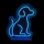 2Kids Toys - LED Neon bord dekoration LED/5W/USB hund