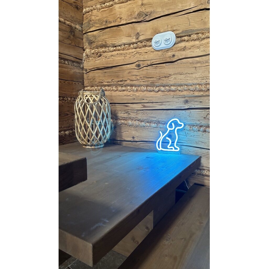 2Kids Toys - LED Neon bord dekoration LED/5W/USB hund