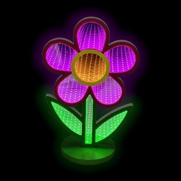 2Kids Toys - LED neon borddekoration LED/5W/USB blomst