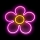 2Kids Toys - LED Vægdekoration neon LED/5W/USB blomst