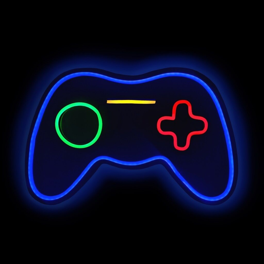 2Kids Toys - LED Vægdekoration neon LED/5W/USB gamepad
