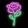 2Kids Toys - LED Vægdekoration neon LED/5W/USB rose