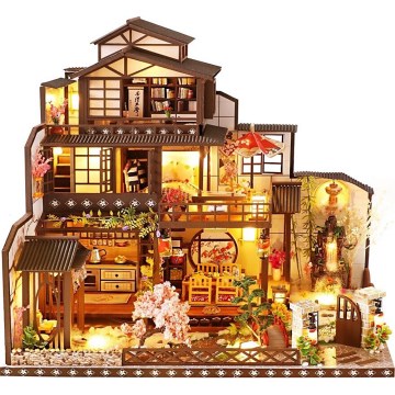 2Kids Toys - Miniaturehus Luksuriøs Sakura-villa 2xAAA