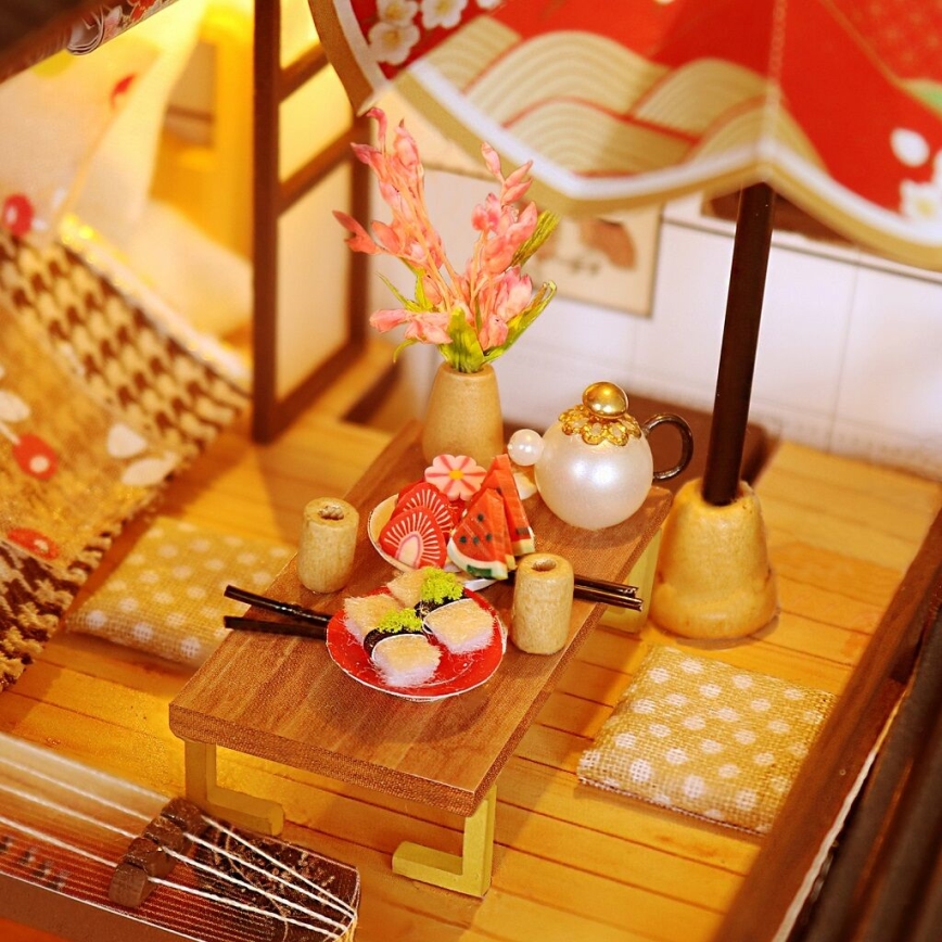 2Kids Toys - Miniaturehus Luksuriøs Sakura-villa 2xAAA