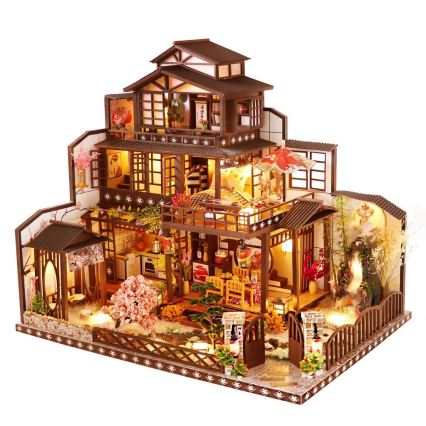 2Kids Toys - Miniaturehus Luksuriøs Sakura-villa 2xAAA
