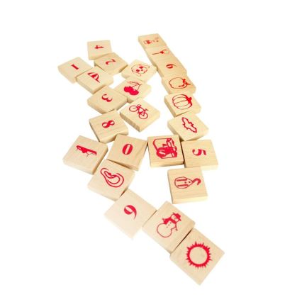 2Kids Toys - Naturlige træklodser, 220 stk.