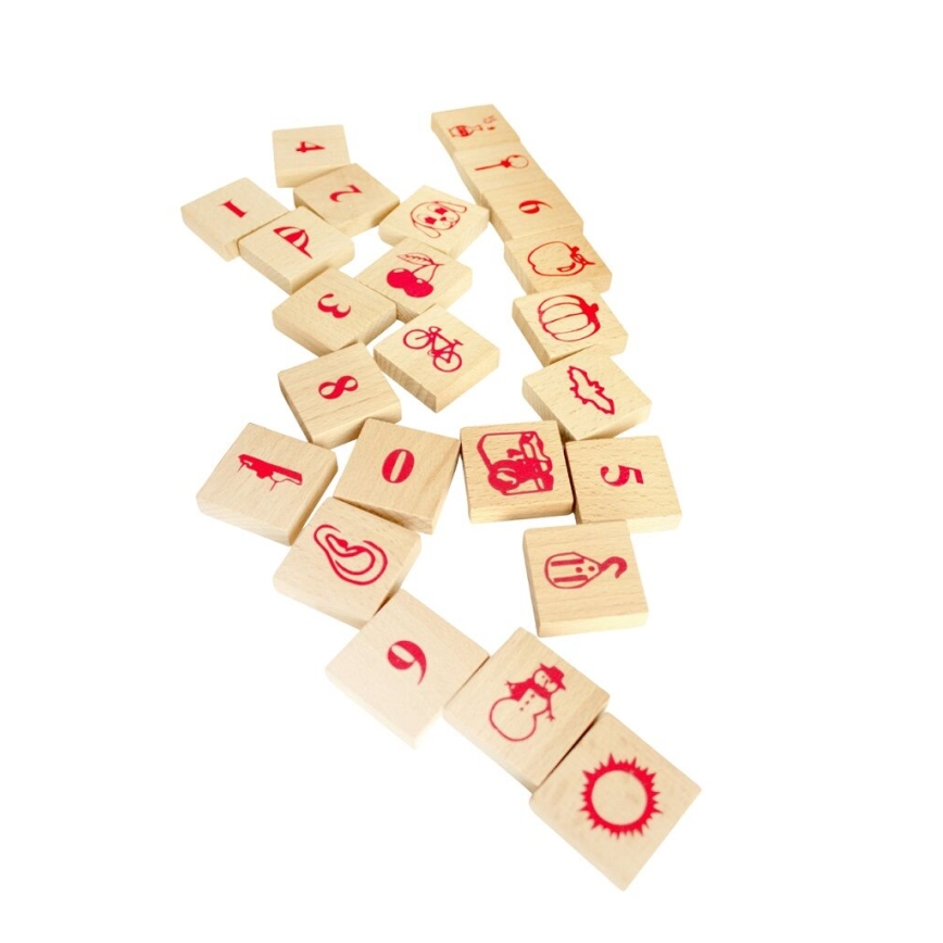 2Kids Toys - Naturlige træklodser, 220 stk.