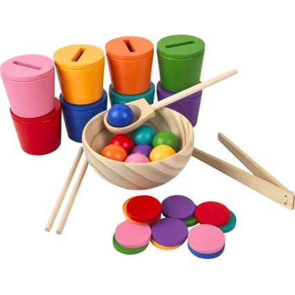 2Kids Toys - Regnbueperler, mønter og bægre i 8 farver