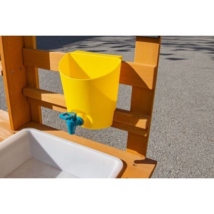 2Kids Toys - Træ legekøkken til haven med vask