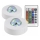 2x Dekorativ LED bordlampe m. RGB-lampe FESTA 3xAAA/4,5V + fjernbetjening