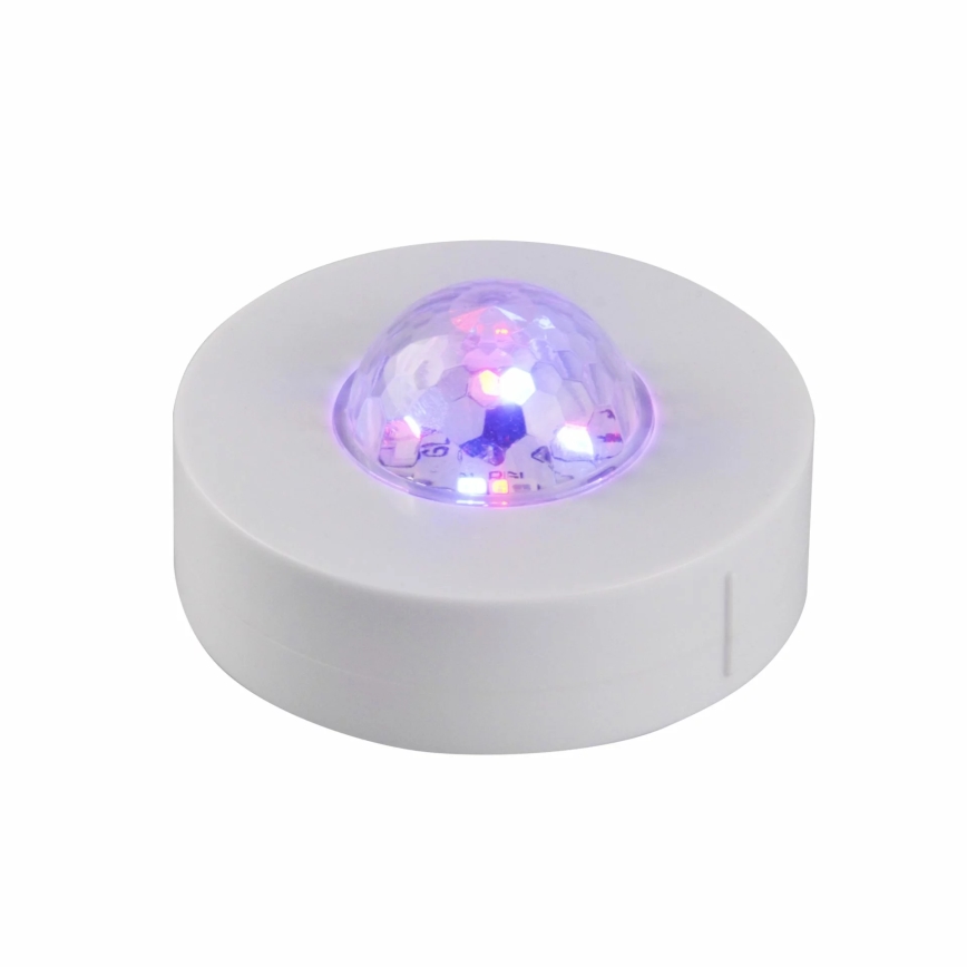 2x Dekorativ LED bordlampe m. RGB-lampe FESTA 3xAAA/4,5V + fjernbetjening