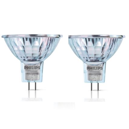 2x Industriel halogenpære GU5,3/20W/12V - Philips