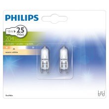 2x Industripære Philips ECOHALO G9/18W/230V 2800K