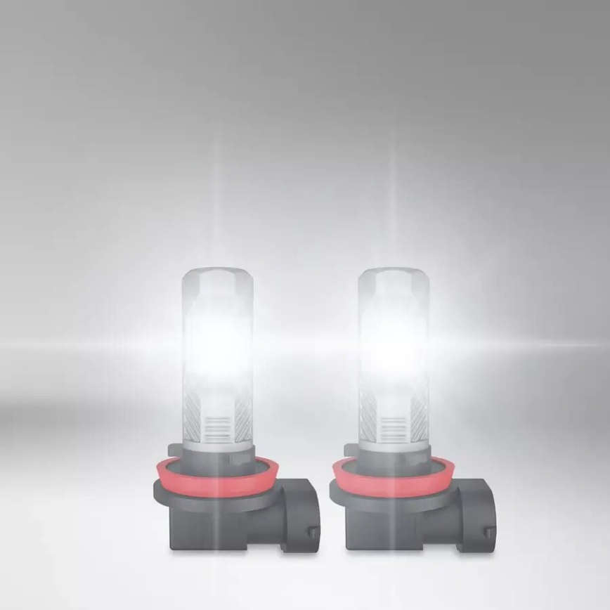 2x LED autopære H8/H11/H16 PGJ19-X/8,2W/12V 6000K - Osram
