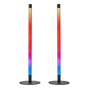 2x LED bordlampe m. RGBIC-farver dæmpbar SmartLife LED/36W/230V 55 cm 2700-6500K Wi-Fi Tuya + fjernbetjening
