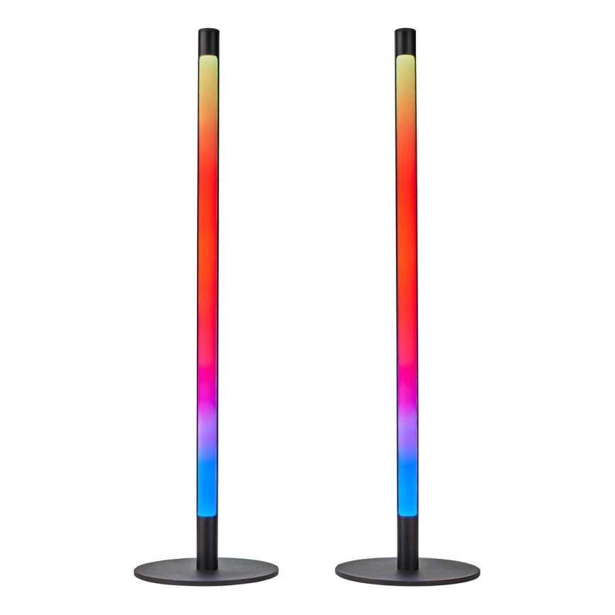 2x LED bordlampe m. RGBIC-farver dæmpbar SmartLife LED/36W/230V 55 cm 2700-6500K Wi-Fi Tuya + fjernbetjening