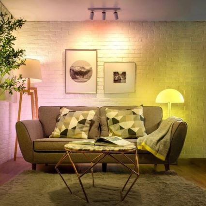 2x LED-pære dæmpbar RGBW-farver GU10/6,5W/230V 2200-6500K Wi-Fi + fjernbetjening - WiZ