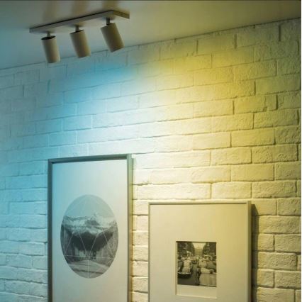 2x LED-pære dæmpbar RGBW-farver GU10/6,5W/230V 2200-6500K Wi-Fi + fjernbetjening - WiZ