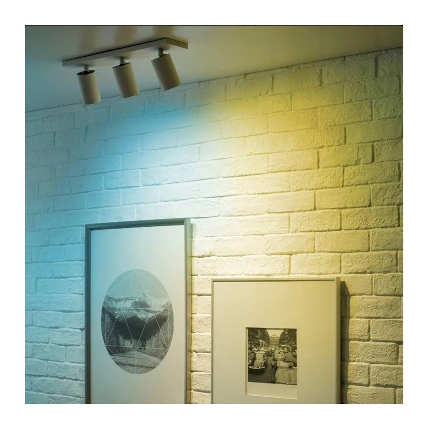 2x LED-pære dæmpbar RGBW-farver GU10/6,5W/230V 2200-6500K Wi-Fi + fjernbetjening - WiZ