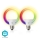 2x LED-pære dæmpbar RGBW-farver SmartLife E27/9W Wi-Fi 2700-6500K
