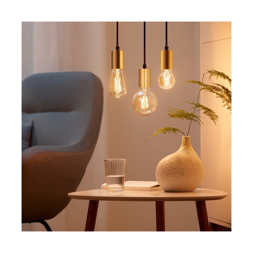 2x LED-pære dæmpbar VINTAGE FILAMENT ST64 E27/6,7W/230V 2000-5000K Wi-Fi - WiZ