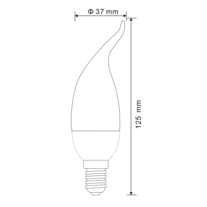 2x LED-pære E14/3W/230V 3000K - Globo
