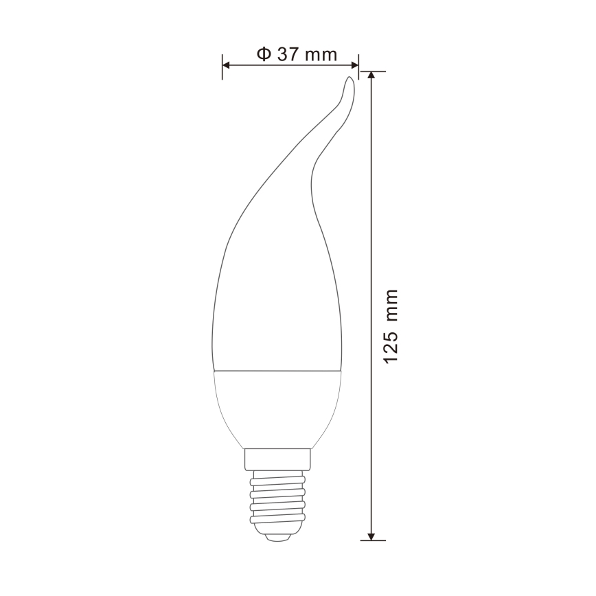 2x LED-pære E14/3W/230V 3000K - Globo