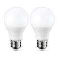 2x LED-pære E27/9W/230V 2700K