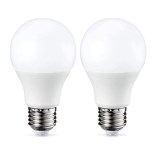 2x LED-pære E27/9W/230V 2700K