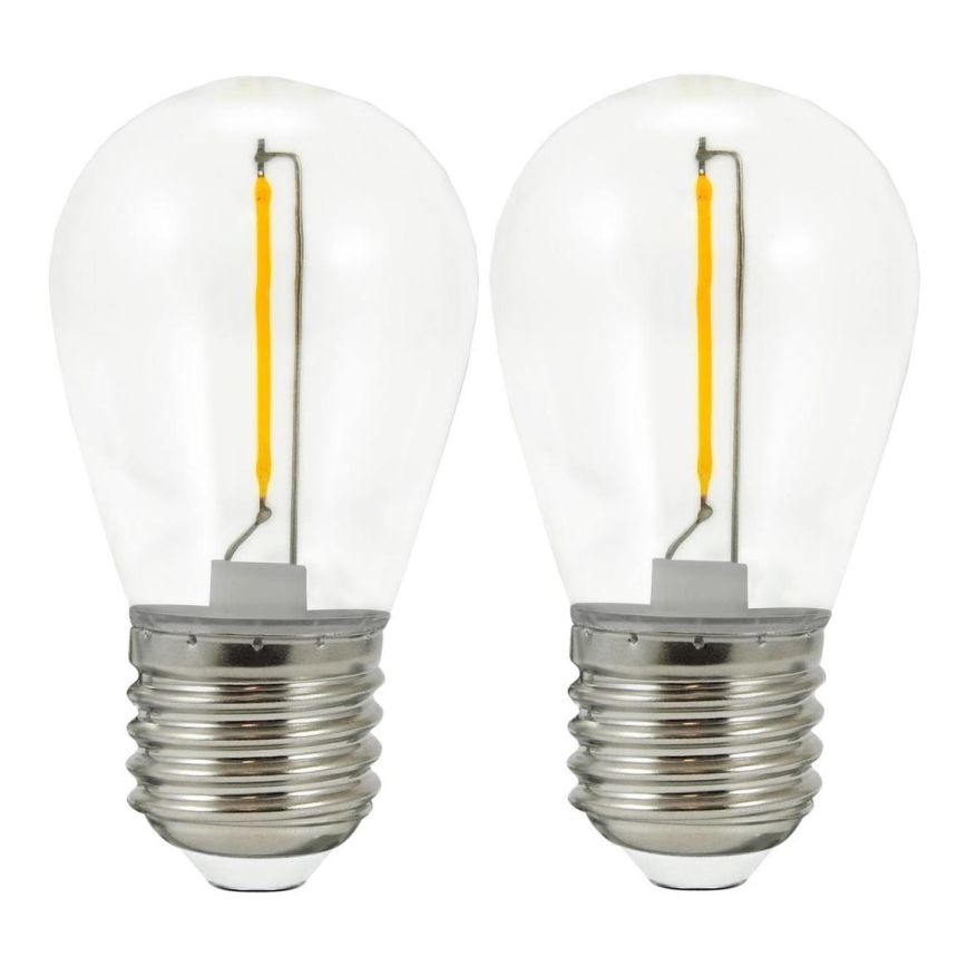 2x LED-pære PARTY E27/0,3W/36V