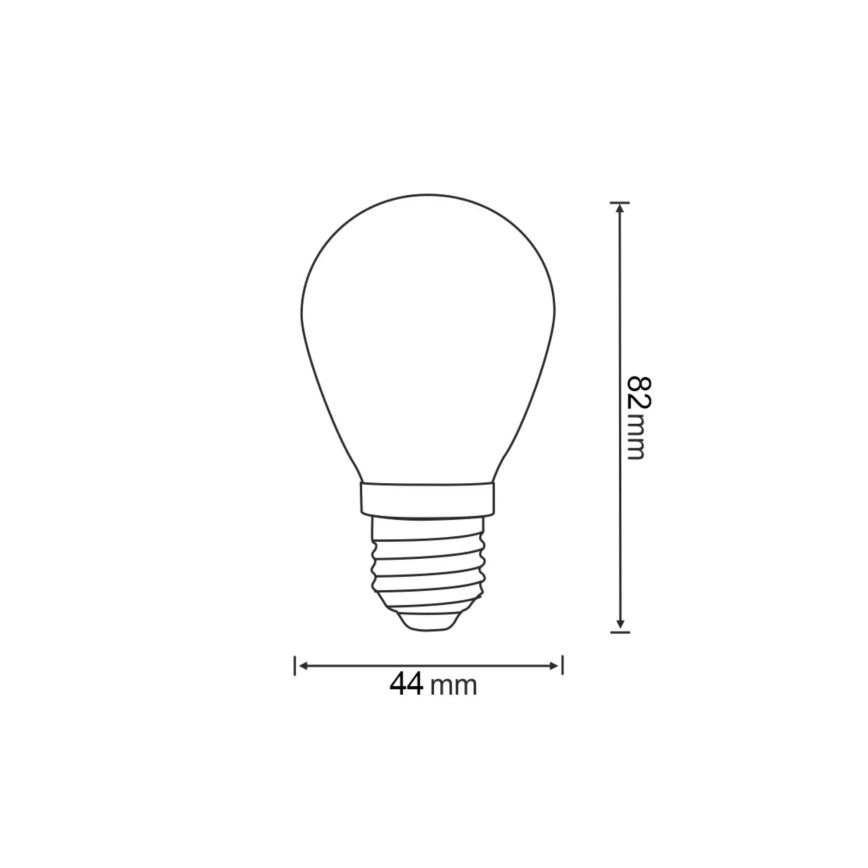 2x LED-pære PARTY E27/0,3W/36V