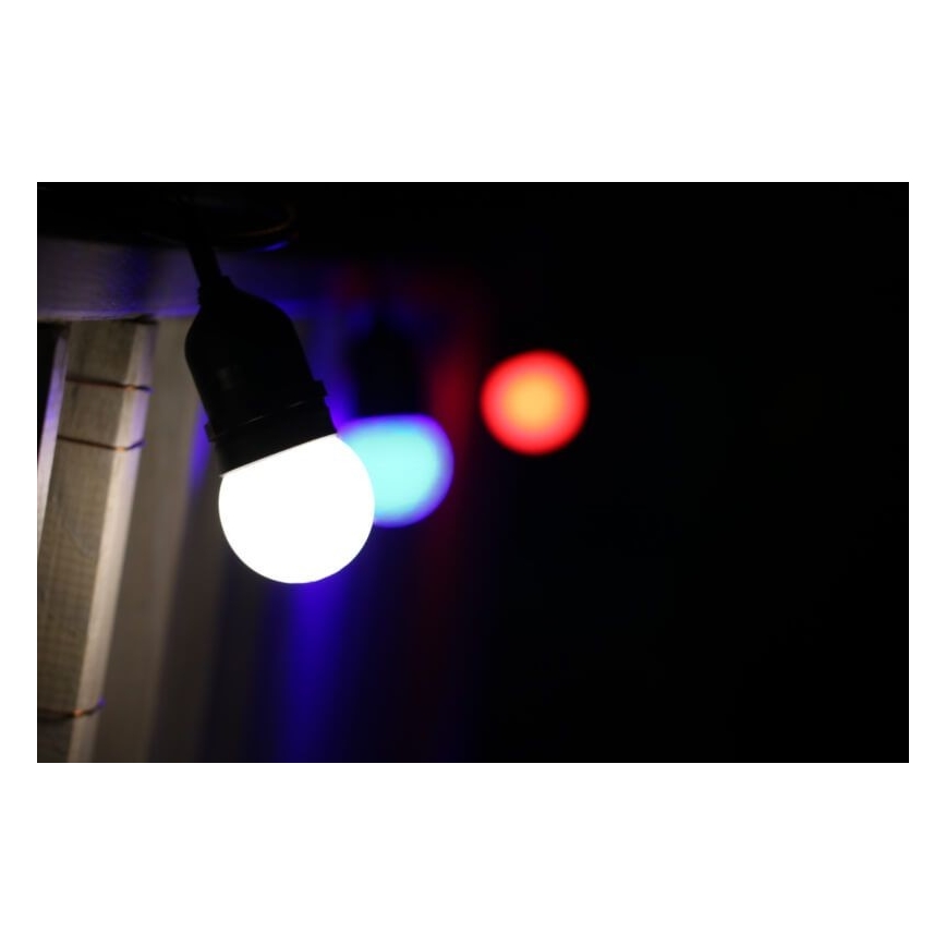 2x LED-pære PARTY E27/0,5W/36V blå