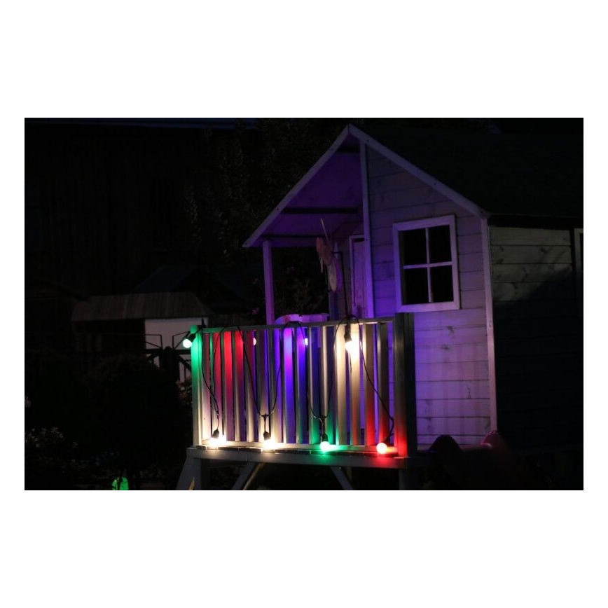 2x LED-pære PARTY E27/0,5W/36V grøn