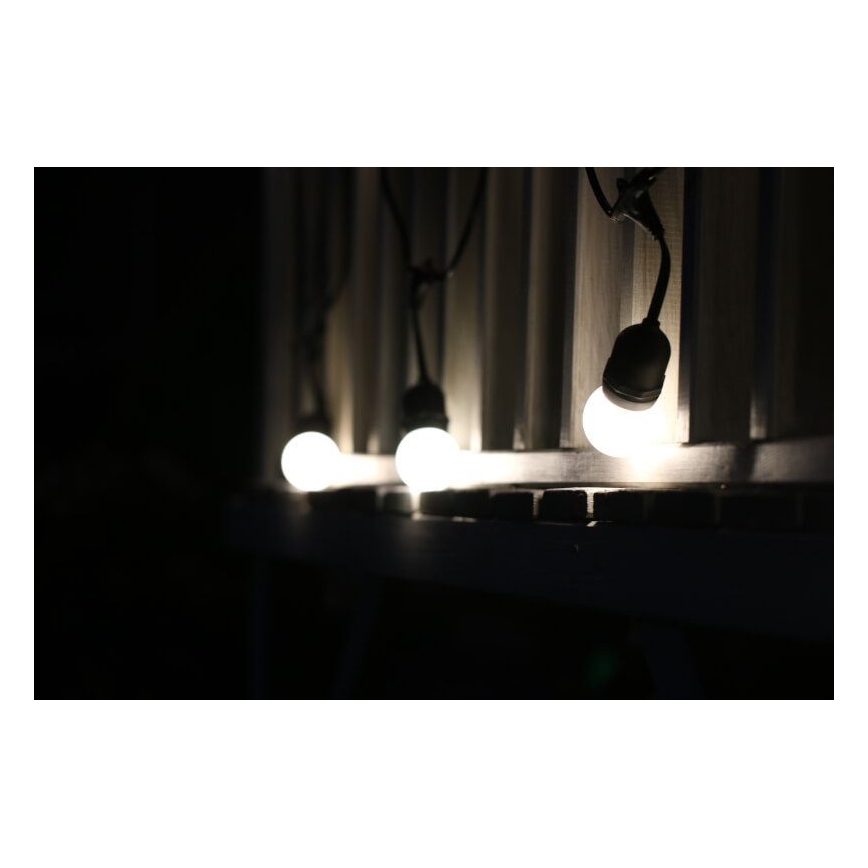 2x LED-pære PARTY E27/0,5W/36V hvid