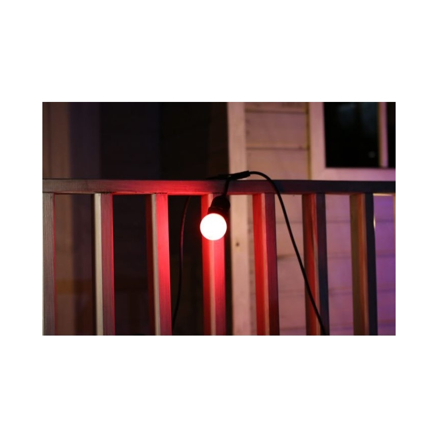 2x LED-pære PARTY E27/0,5W/36V rød 3000K